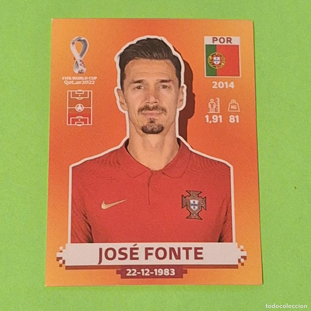 Cromos de F&uacute;tbol: WORLD CUP MUNDIAL QATAR 2022 - VERSION NARANJA SUDAMERICA - POR 5 PORTUGAL - JOSE FONTE
