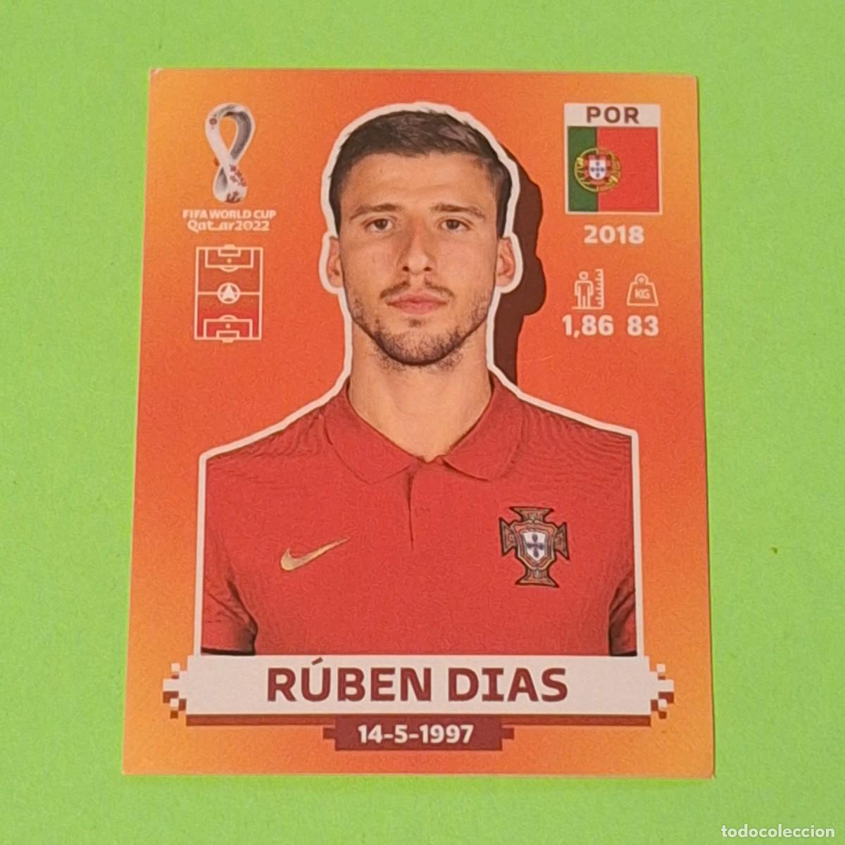 Cromos de F&uacute;tbol: WORLD CUP MUNDIAL QATAR 2022 - VERSION NARANJA SUDAMERICA - POR 9 PORTUGAL - RUBEN DIAS