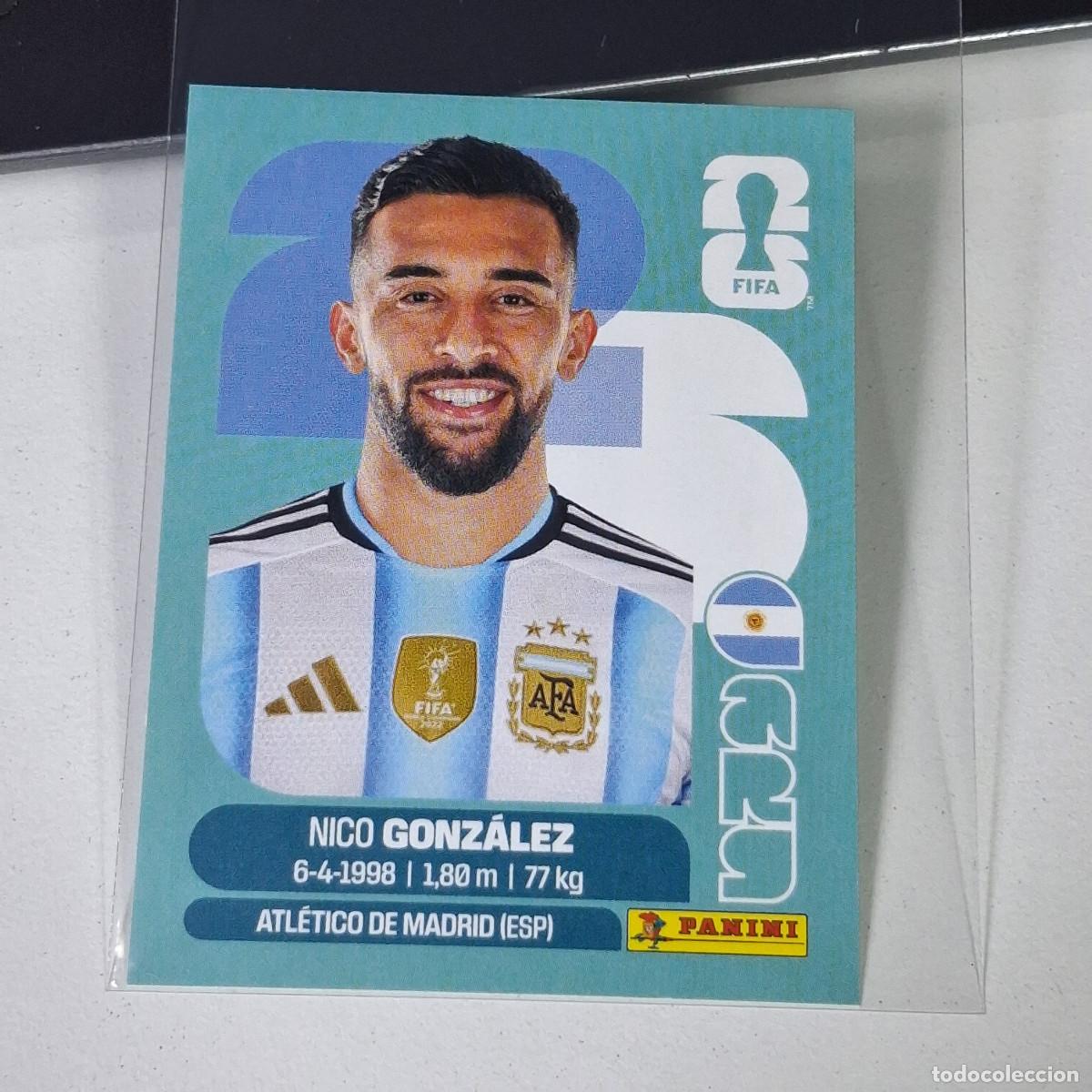 Cromos de F&uacute;tbol: A35 ARG16 NICO GONZ&Aacute;LEZ 16 ARGENTINA ARG MUNDIAL FIFA WORLD CUP 2026 STICKER PANINI