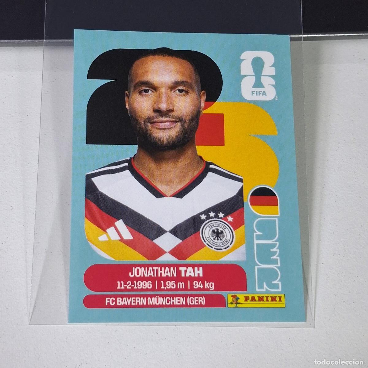Cromos de F&uacute;tbol: A35 GER3 JONATHAN TAH 3 ALEMANIA GERMANY GER MUNDIAL FIFA WORLD CUP 2026 STICKER PANINI