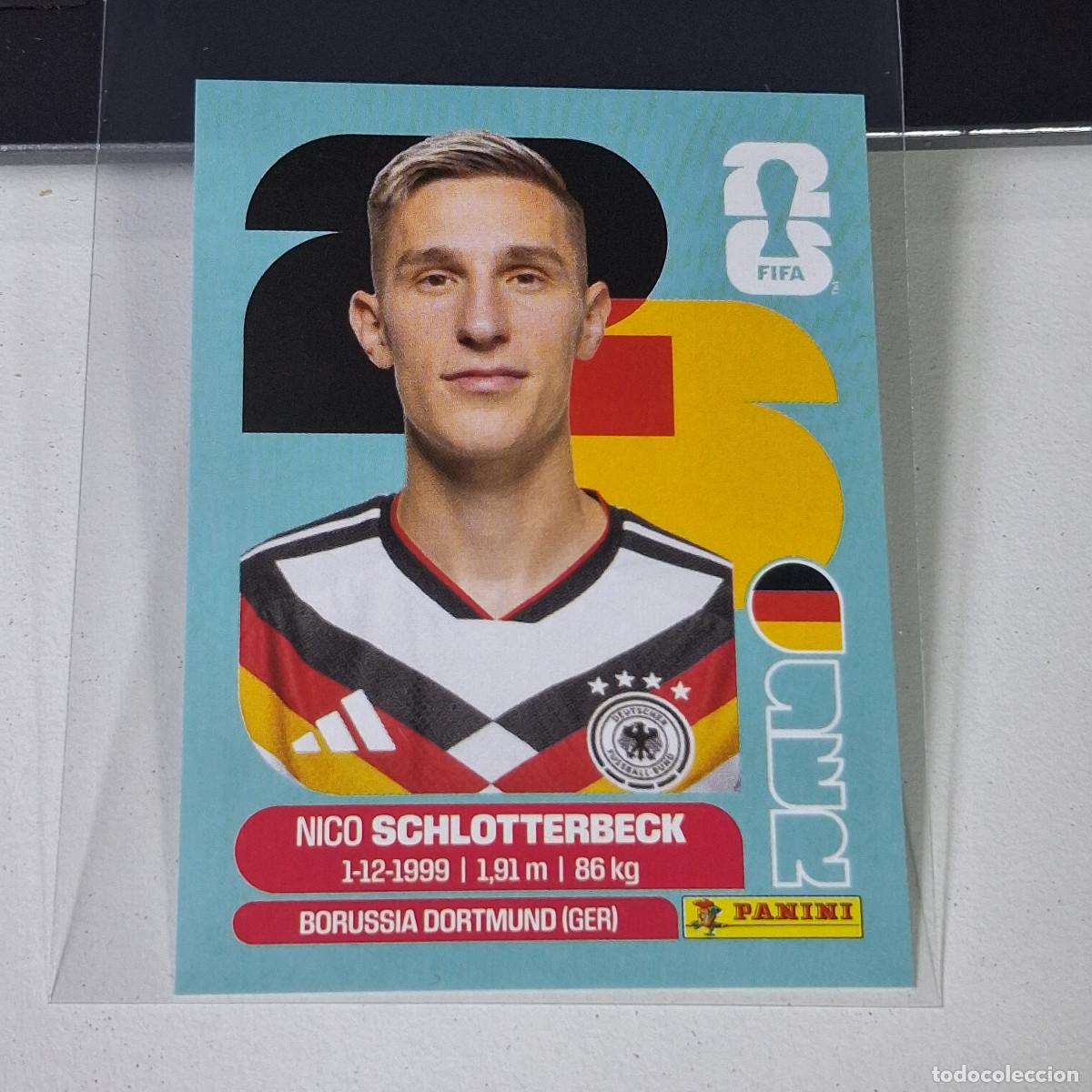Cromos de F&uacute;tbol: A35 GER5 NICO SCHLOTTERBECK 5 ALEMANIA GERMANY GER MUNDIAL FIFA WORLD CUP 2026 STICKER PANINI