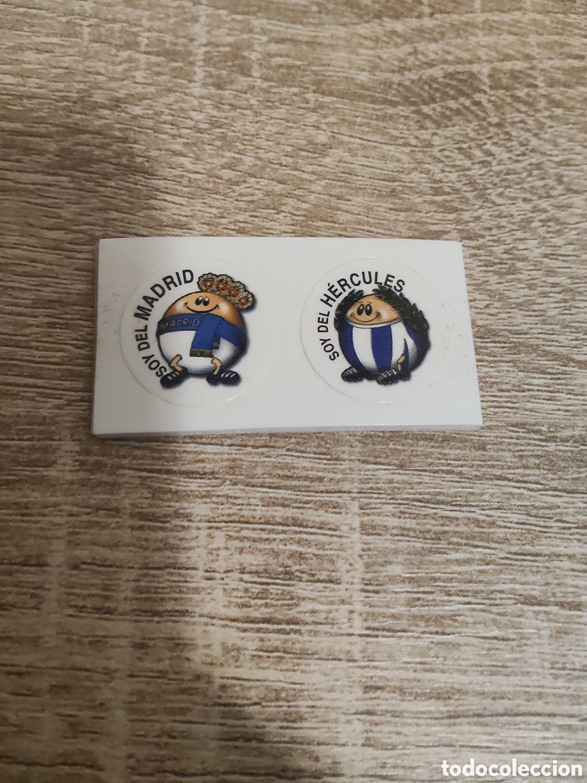 Cromos de F&uacute;tbol: Jumpers soy del Madrid y soy del H&eacute;rcules