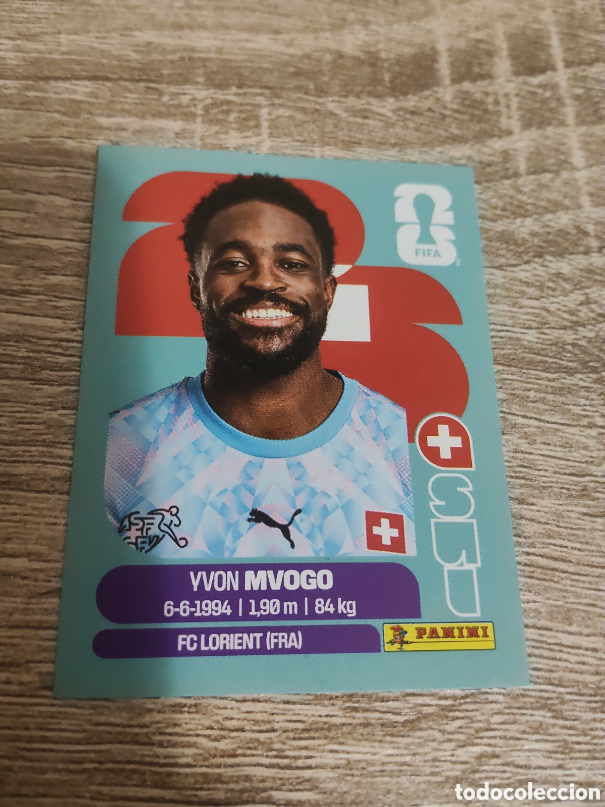 Cromos de F&uacute;tbol: Panini Mundial 2026 SUI 3 Yvon Mvogo Suiza