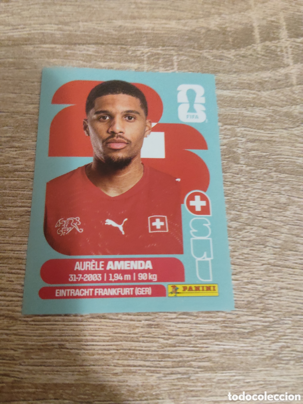 Cromos de F&uacute;tbol: Panini mundial 2026 SUI 7 Aurele Amenda Suiza