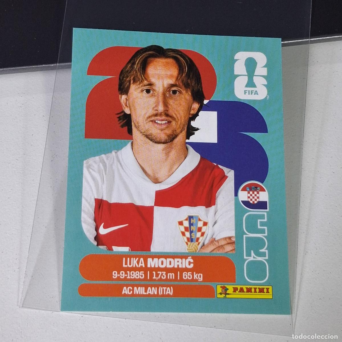 Cromos de F&uacute;tbol: A35 CRO9 CRO 9 LUKA MODRIĆ CRO&Aacute;CIA MUNDIAL FIFA WORLD CUP 2026 STICKER PANINI