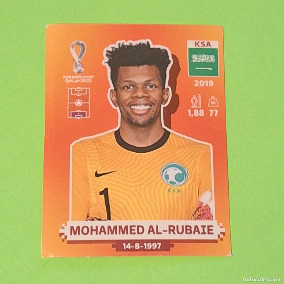 Cromos de F&uacute;tbol: WORLD CUP MUNDIAL QATAR 2022 - VERSION NARANJA SUDAMERICA - KSA 3 ARABIA SAUDI - AL RUBAIE MOHAMMED