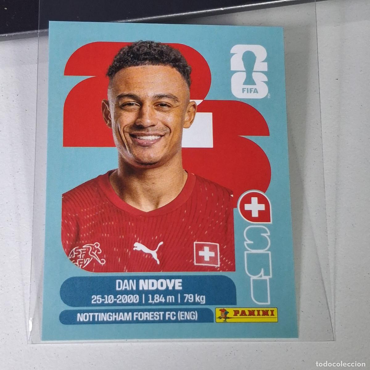 Cromos de F&uacute;tbol: A35 SUI19 SUI 19 DAN NDOYE SUIZA SWITZERLAND SUI MUNDIAL FIFA WORLD CUP 2026 STICKER PANINI