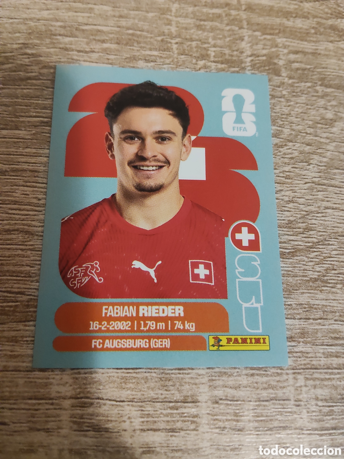 Cromos de F&uacute;tbol: Panini mundial 2026 SUI 12 Fabian Rieder Suiza