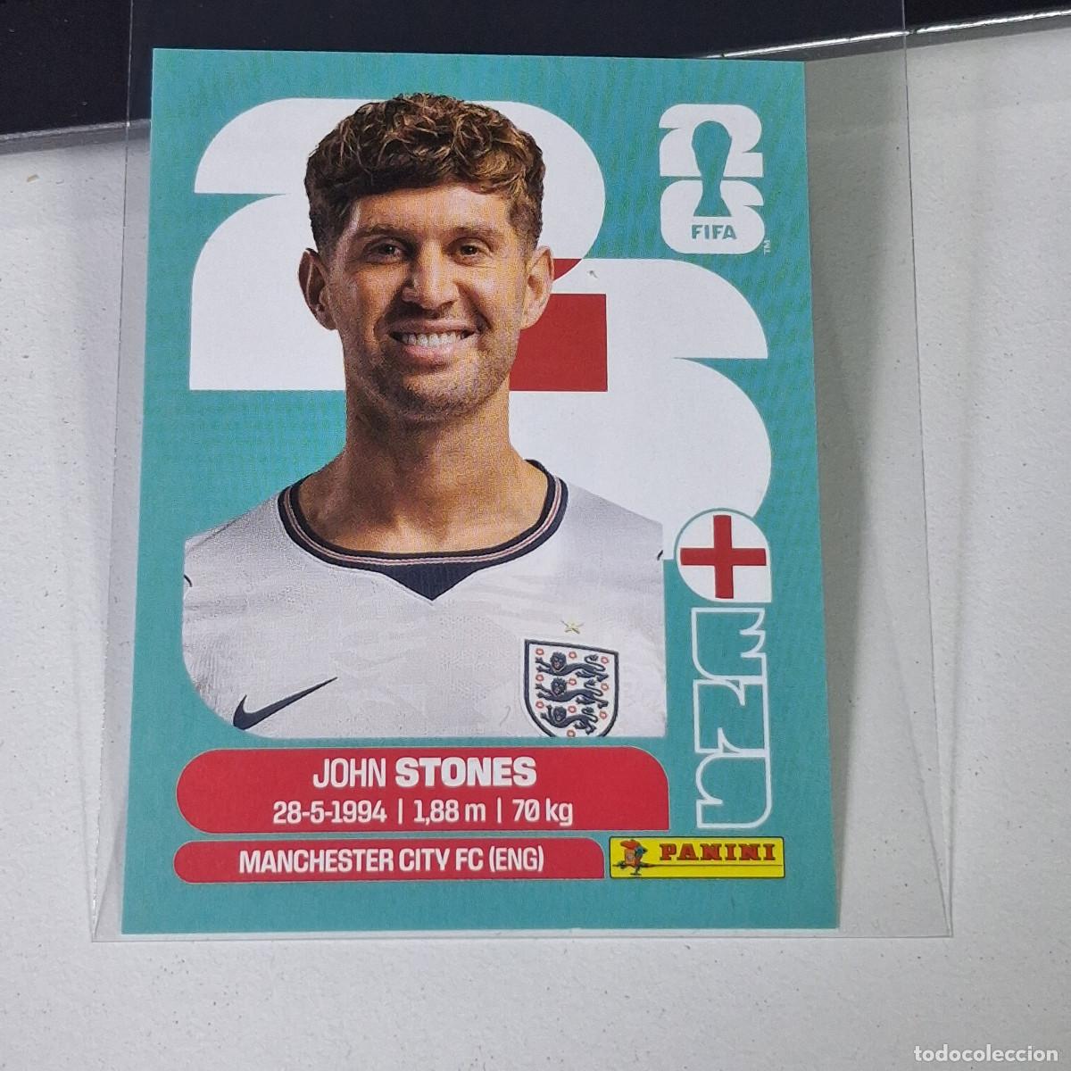 Cromos de F&uacute;tbol: A35 ENG3 JOHN STONES 3 INGLATERRA ENGLAND ENG MUNDIAL FIFA WORLD CUP 2026 STICKER PANINI