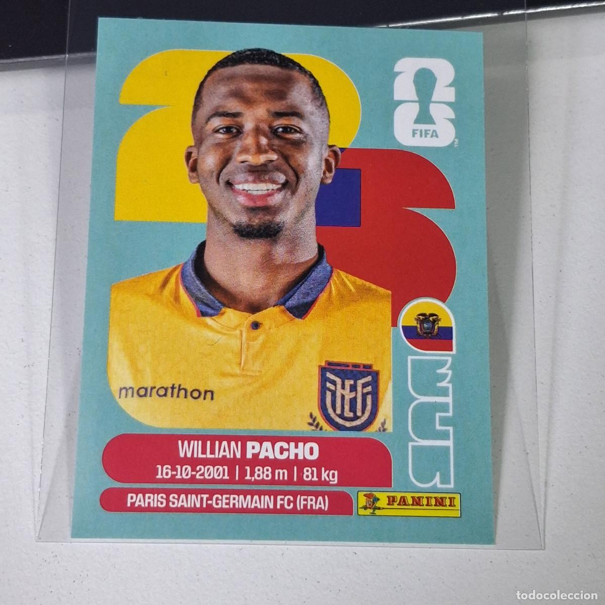 Cromos de F&uacute;tbol: A35 ECU6 WILLIAN PACHO 6 ECUADOR ECU MUNDIAL FIFA WORLD CUP 2026 STICKER PANINI