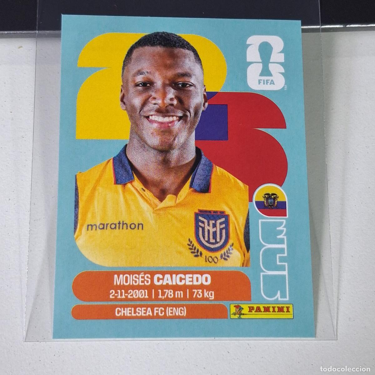 Cromos de F&uacute;tbol: A35 ECU9 MOIS&Eacute;S CAICEDO 9 ECUADOR ECU MUNDIAL FIFA WORLD CUP 2026 STICKER PANINI