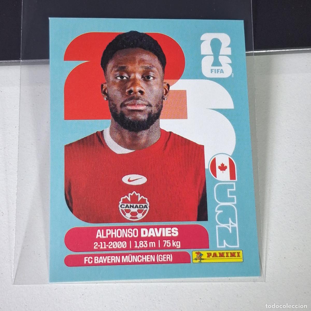 Cromos de F&uacute;tbol: A35 CAN3 ALPHONSO DAVIES CAN 3 CANAD&Aacute; MUNDIAL FIFA WORLD CUP 2026 STICKER PANINI