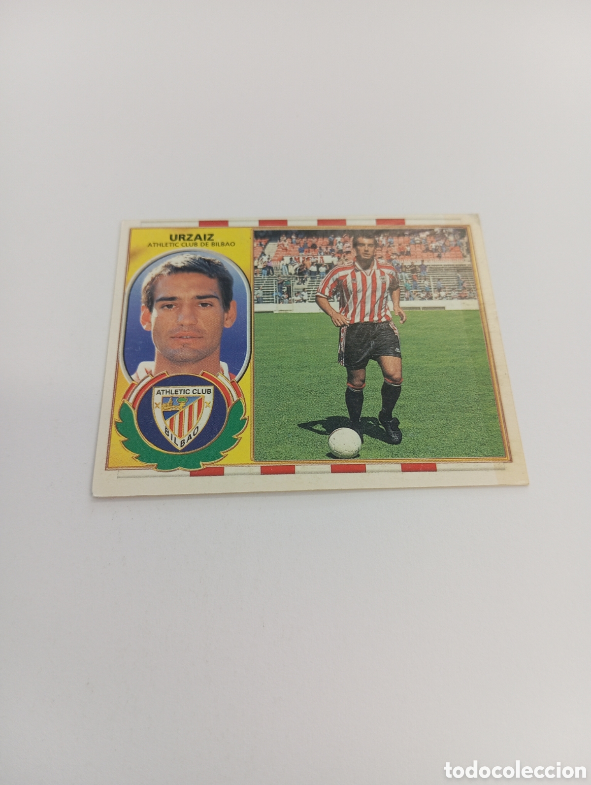 Cromos de F&uacute;tbol: URZAIZ COLOCA Athletic Club Liga Este 1996 1997 PANINI 96 97