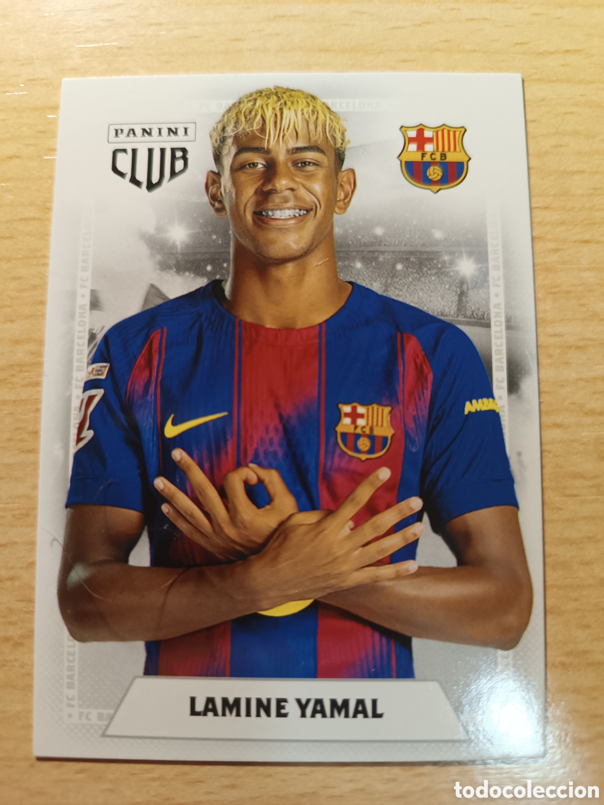 Cromos de F&uacute;tbol: LAMINE YAMAL PANINI CLUB FC BARCELONA 2025 2026 PANINI 25 26