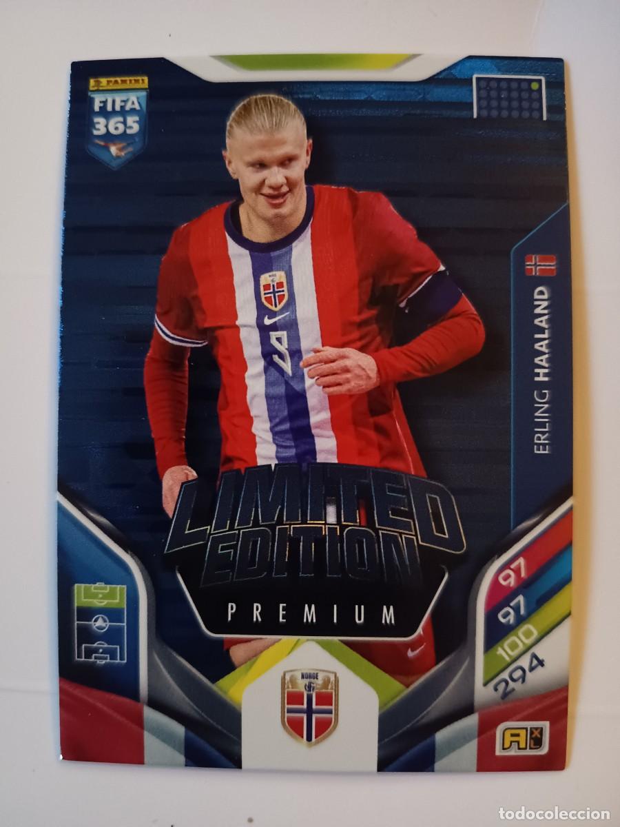 Cromos de F&uacute;tbol: CARD LIMITED EDITION PREMIUM ERLING BRAUT HAALAND NORWAY CITY - ADRENALYN FIFA 365 2026 25 26 PANINI