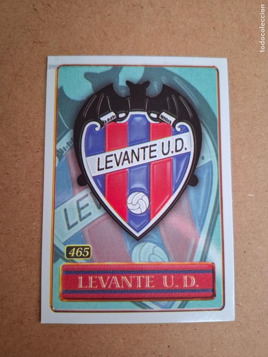 Cromos de F&uacute;tbol: MUNDICROMO 2000 2001 00 01 - 465 LEVANTE UD - ESCUDO / CIUDAD DE VALENCIA