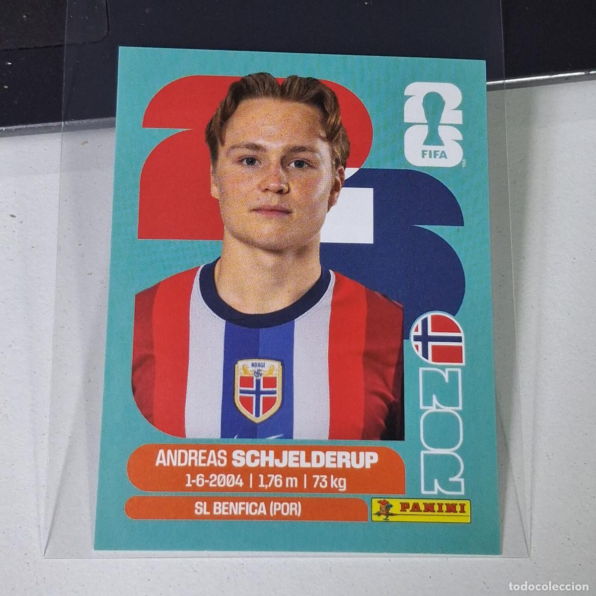 Cromos de F&uacute;tbol: A35 NOR12 ANDREAS SCHJELDERUP 12 NORUEGA NOR NORWAY MUNDIAL FIFA WORLD CUP 2026 STICKER PANINI