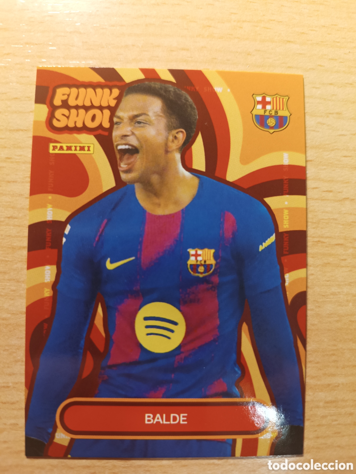 Cromos de F&uacute;tbol: BALDE FUNK SHOW PANINI CLUB FC BARCELONA 2025 2026 PANINI 25 26