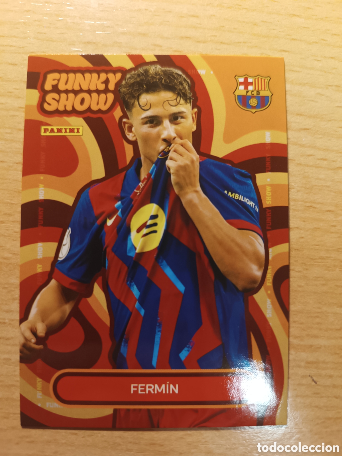 Cromos de F&uacute;tbol: FERMIN FUNK SHOW PANINI CLUB FC BARCELONA 2025 2026 PANINI 25 26