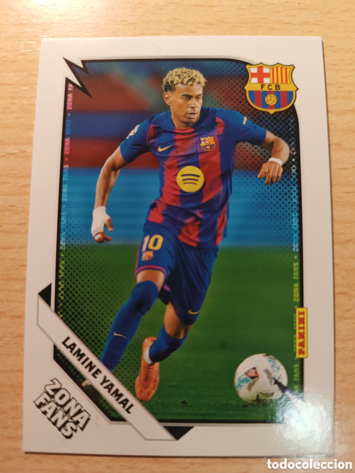 Cromos de F&uacute;tbol: LAMINE YAMAL ZONA FANS PANINI CLUB FC BARCELONA 2025 2026 PANINI 25 26