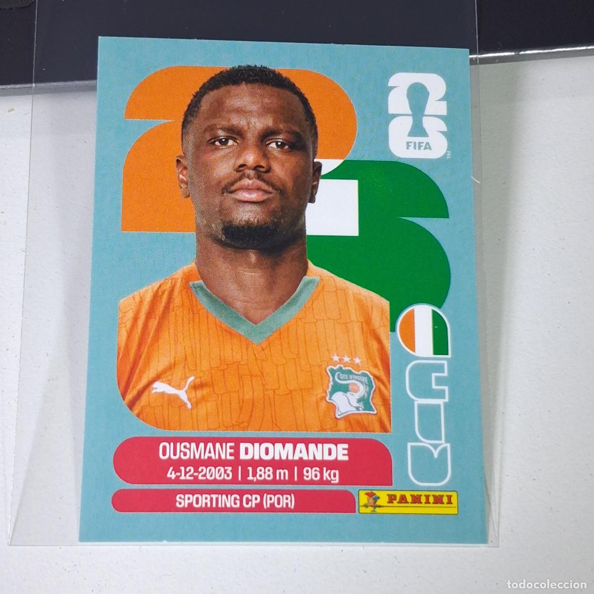 Cromos de F&uacute;tbol: A35 CIV9 OUSMANE DIOMANDE 9 CIV COSTA DE MARFIL IVORY MUNDIAL FIFA WORLD CUP 2026 STICKER PANINI