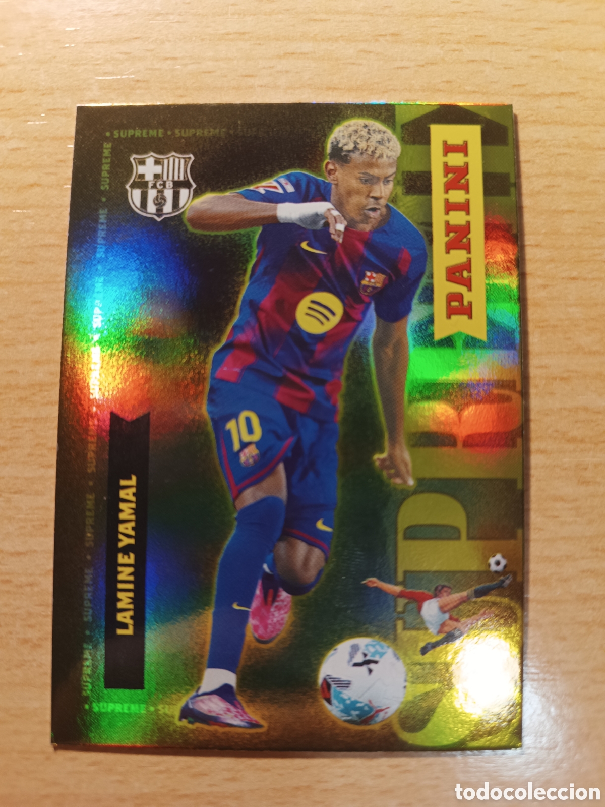 Cromos de F&uacute;tbol: LAMINE YAMAL SUPREME PANINI CLUB FC BARCELONA 2025 2026 PANINI 25 26