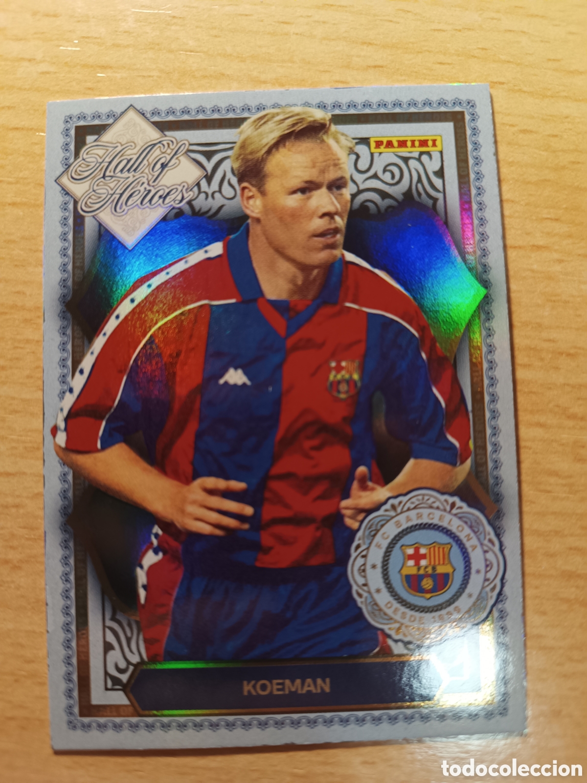 Cromos de F&uacute;tbol: KOEMAN HALL OF HEROES PANINI CLUB FC BARCELONA 2025 2026 PANINI 25 26