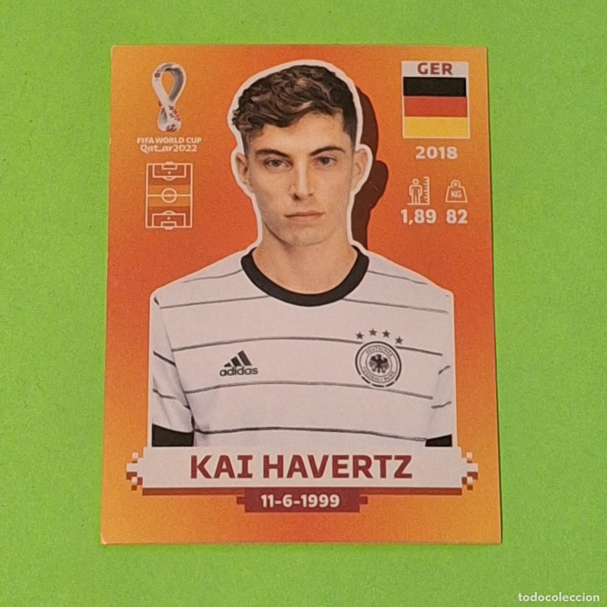 Cromos de F&uacute;tbol: WORLD CUP MUNDIAL QATAR 2022 - VERSION NARANJA SUDAMERICA - GER 12 ALEMANIA - KAI HAVERTZ