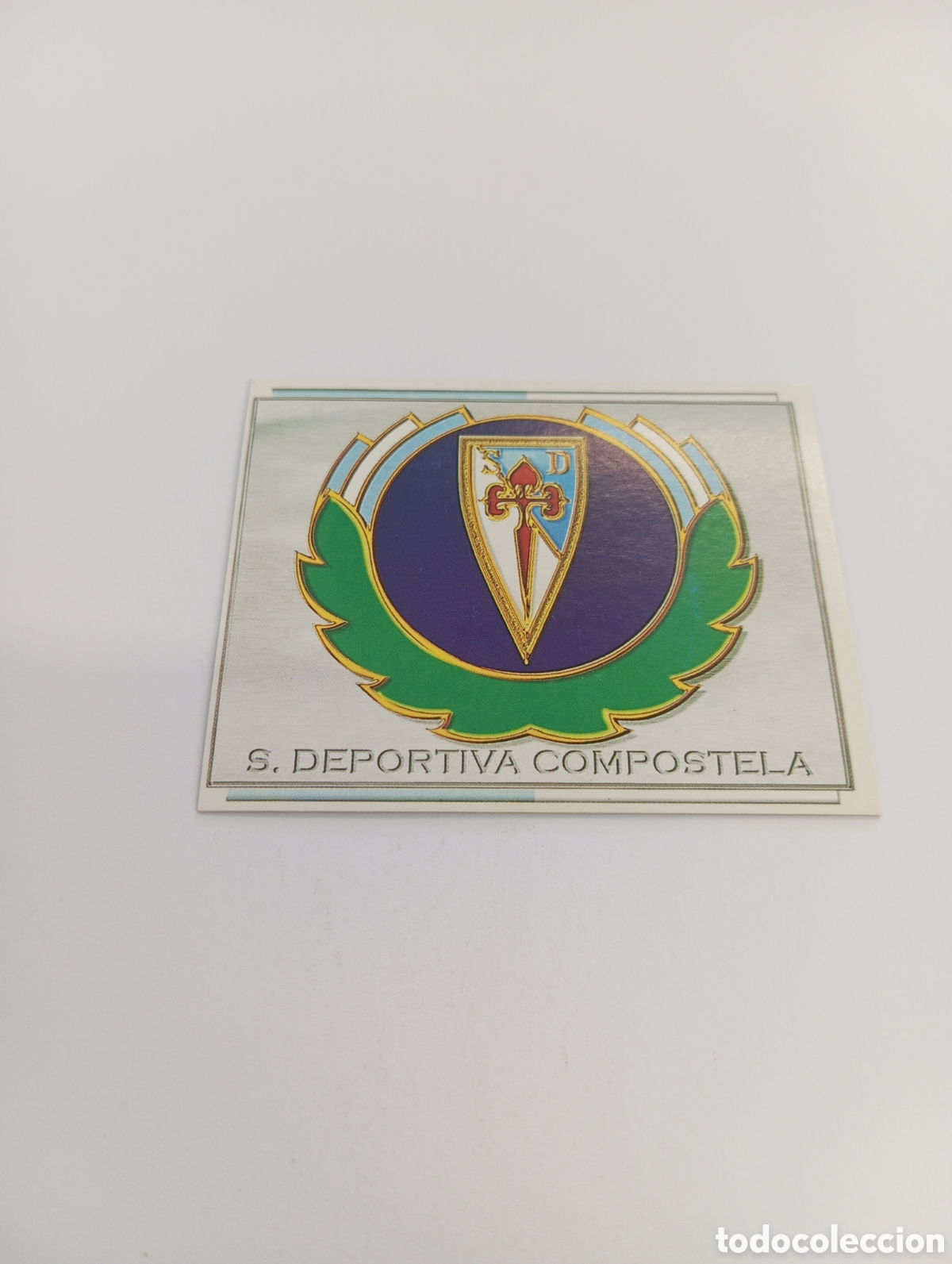 Cromos de F&uacute;tbol: ESCUDO Compostela Liga Este 1996 1997 PANINI 96 97