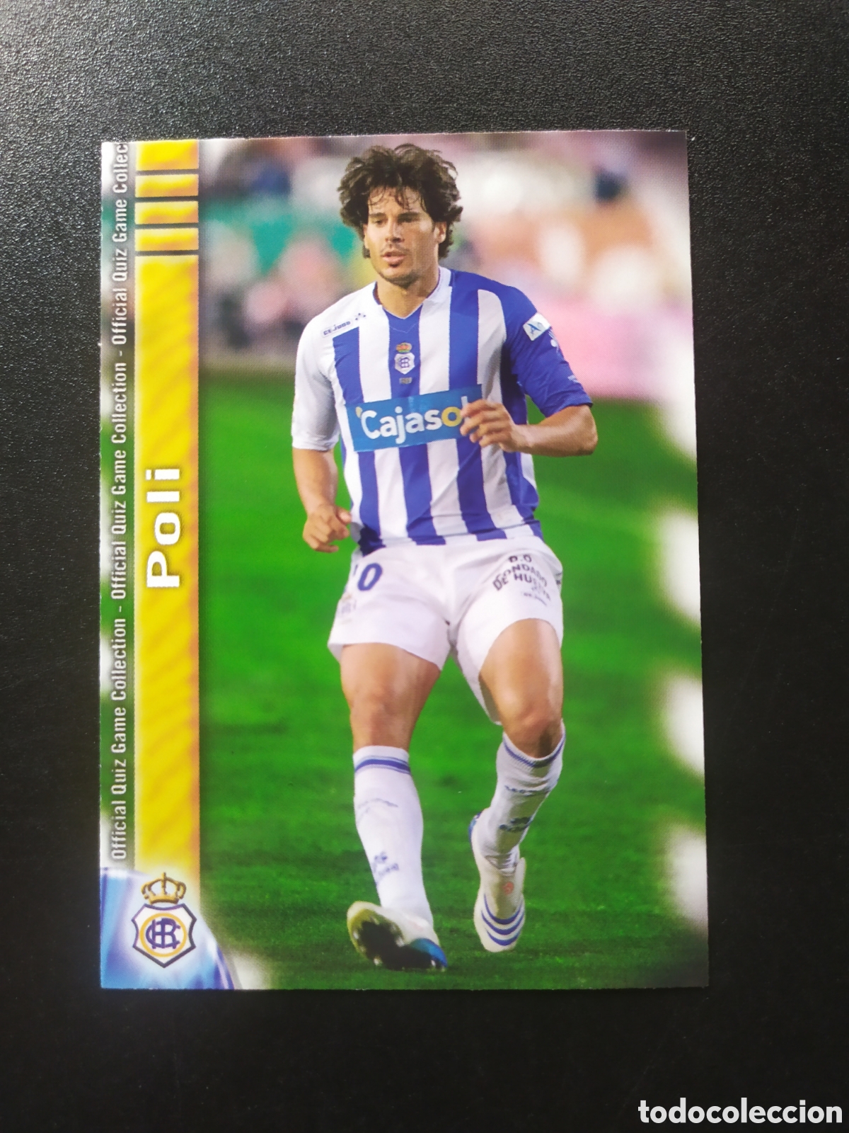 Cromos de F&uacute;tbol: Mundicromo fichas Liga 2009 2010 09 10 Poli n&deg; 760 Recreativo Huelva