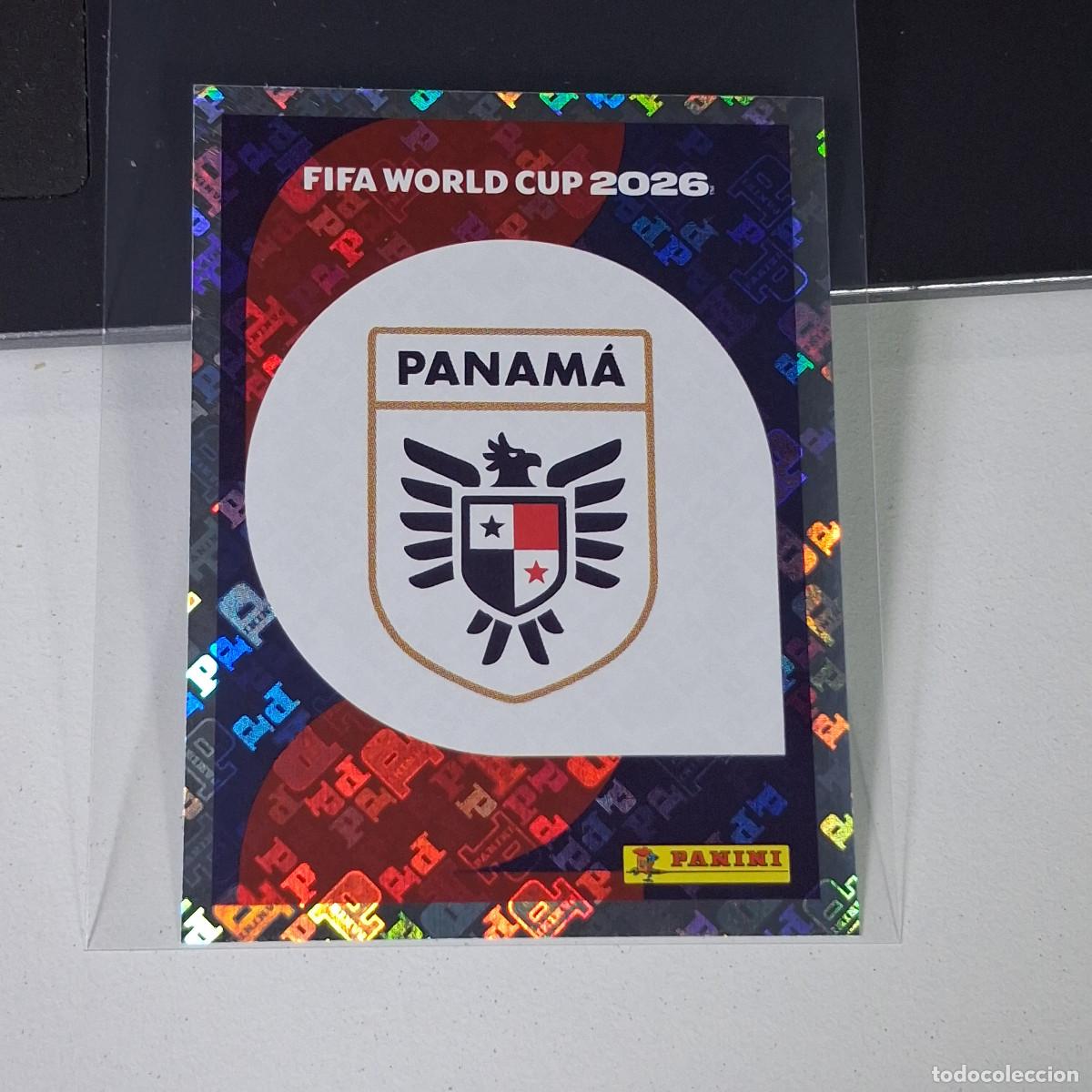 Cromos de F&uacute;tbol: A35 PAN1 PAN 1 ESCUDO EMBLEM ESCUDO 1 PANAM&Aacute; MUNDIAL FIFA WORLD CUP 2026 STICKER PANINI