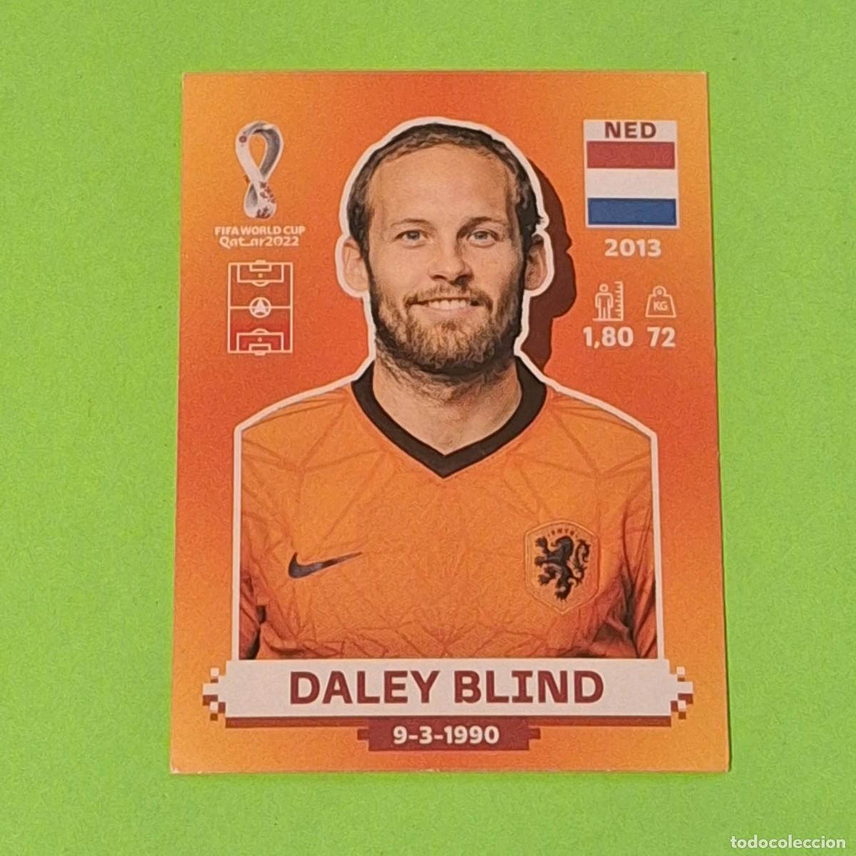 Cromos de F&uacute;tbol: WORLD CUP MUNDIAL QATAR 2022 - VERSION NARANJA SUDAMERICA - NED 4 HOLANDA - DALEY BLIND