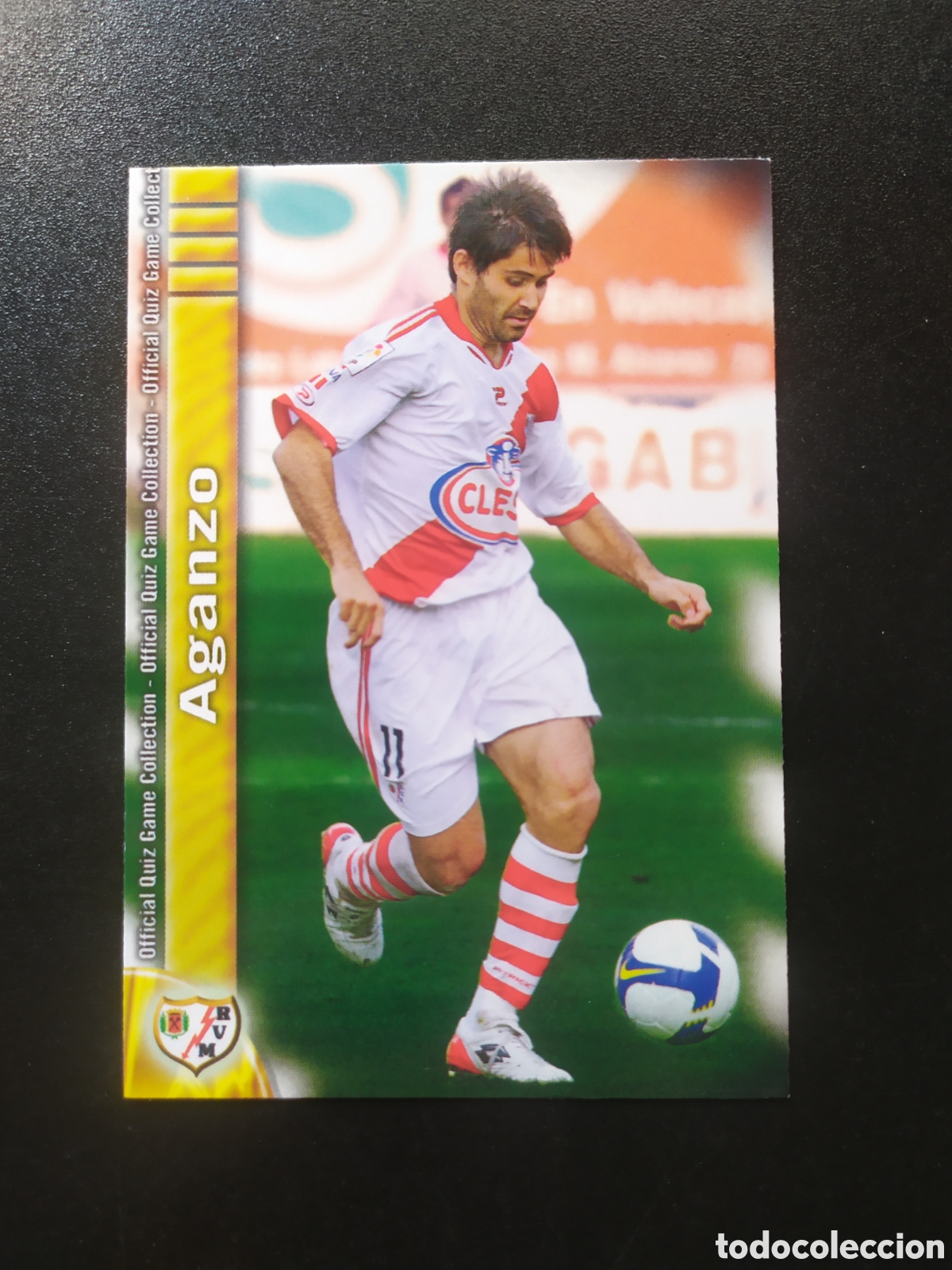 Cromos de F&uacute;tbol: Mundicromo fichas Liga 2009 2010 09 10 Aganzo n&deg; 814 Rayo Vallecano