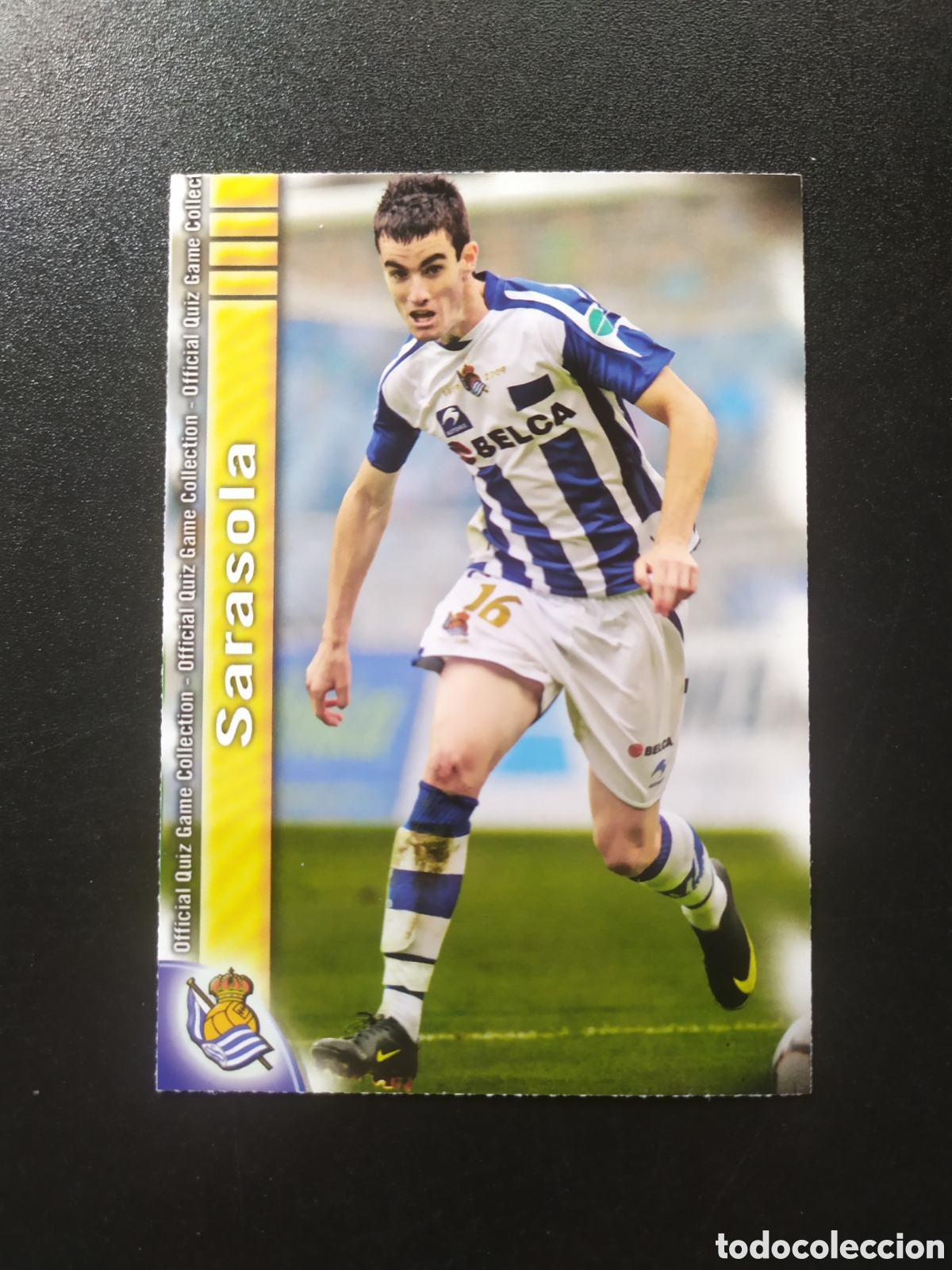 Cromos de F&uacute;tbol: Mundicromo fichas Liga 2009 2010 09 10 Sarasola n&deg; 822 Real Sociedad
