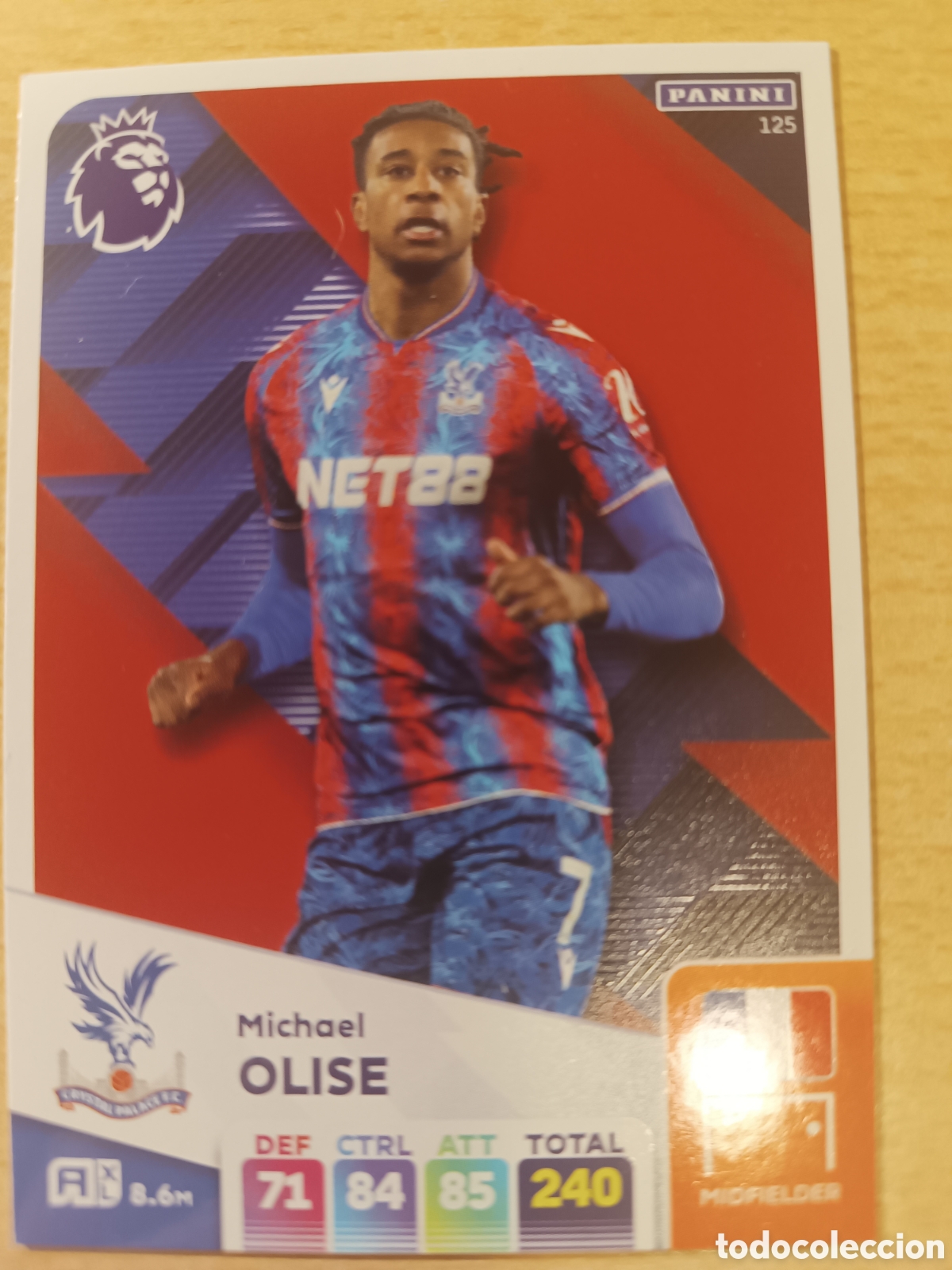 Cromos de F&uacute;tbol: MICHAEL OLISE CRYSTAL PALACE ADRENALYN PREMIER LEAGUE 2025
