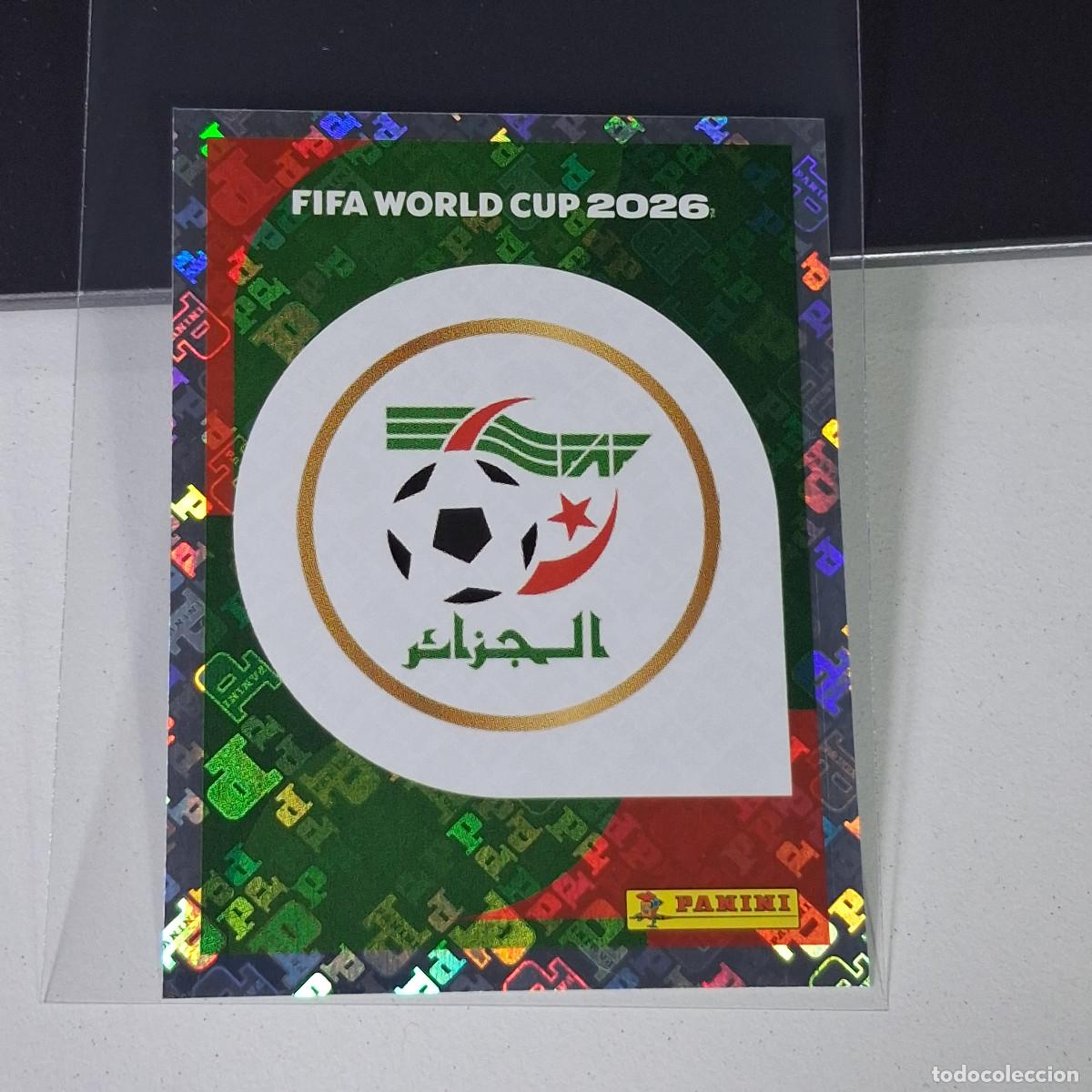 Cromos de F&uacute;tbol: A35 ALG1 EMBLEM ESCUDO 1 ARGELIA ALG MUNDIAL FIFA WORLD CUP 2026 STICKER PANINI