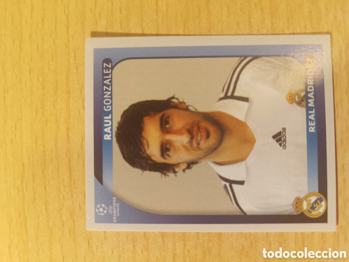 Cromos de F&uacute;tbol: RAUL GONZ&Aacute;LEZ REAL MADRID UCL CHAMPIONS LEAGUE STICKERS 2008 2009 PANINI 08 09