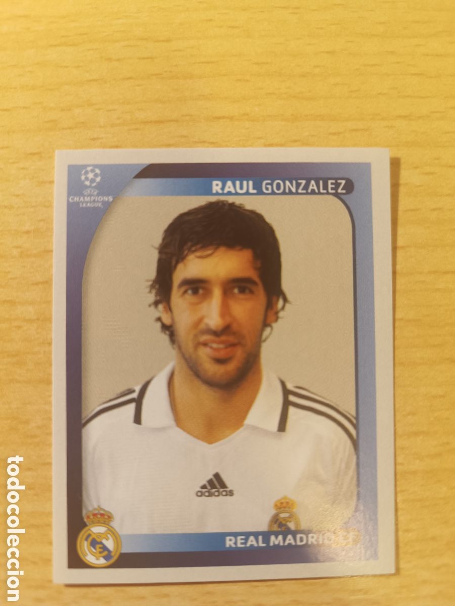 Cromos de F&uacute;tbol: RAUL GONZ&Aacute;LEZ REAL MADRID UCL CHAMPIONS LEAGUE STICKERS 2008 2009 PANINI 08 09