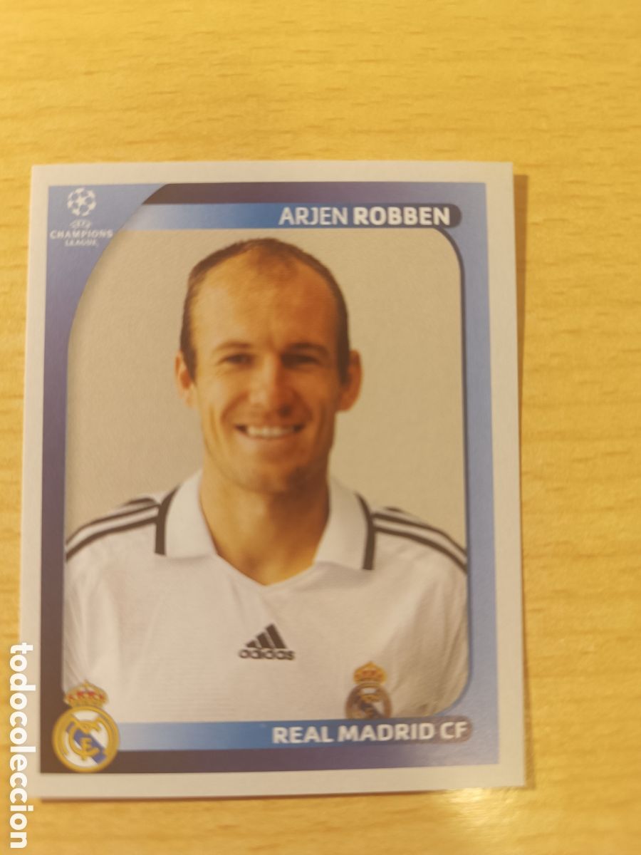 Cromos de F&uacute;tbol: ARJEN ROBBEN UCL CHAMPIONS LEAGUE STICKERS 2008 2009 PANINI 08 09