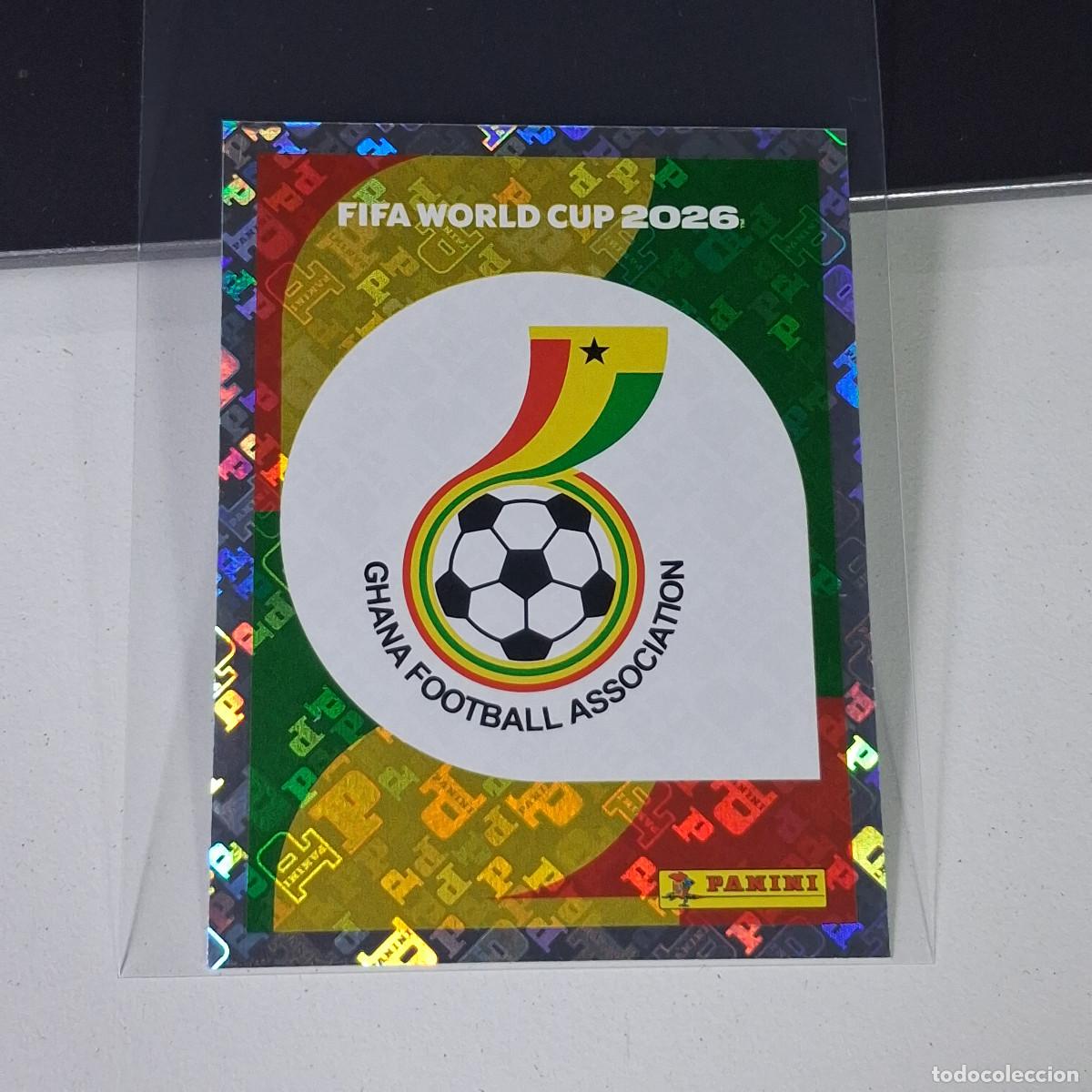 Cromos de F&uacute;tbol: A35 GHA1 GHA 1 ESCUDO LOGO BADGE GHANA MUNDIAL FIFA WORLD CUP 2026 STICKER PANINI