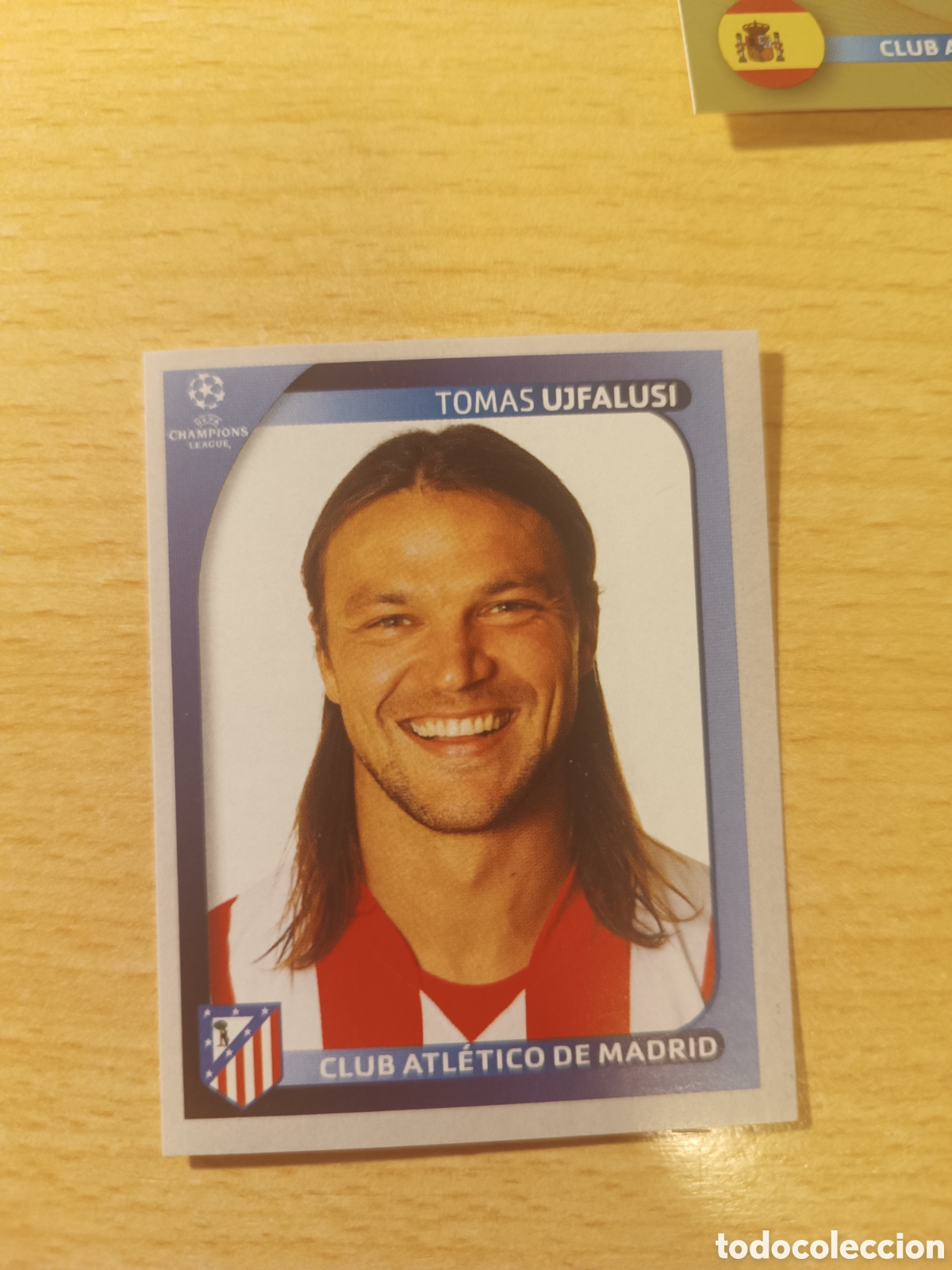 Cromos de F&uacute;tbol: UJFALUSI ATL&Eacute;TICO DE MADRID UCL CHAMPIONS LEAGUE STICKERS 2008 2009 PANINI 08 09