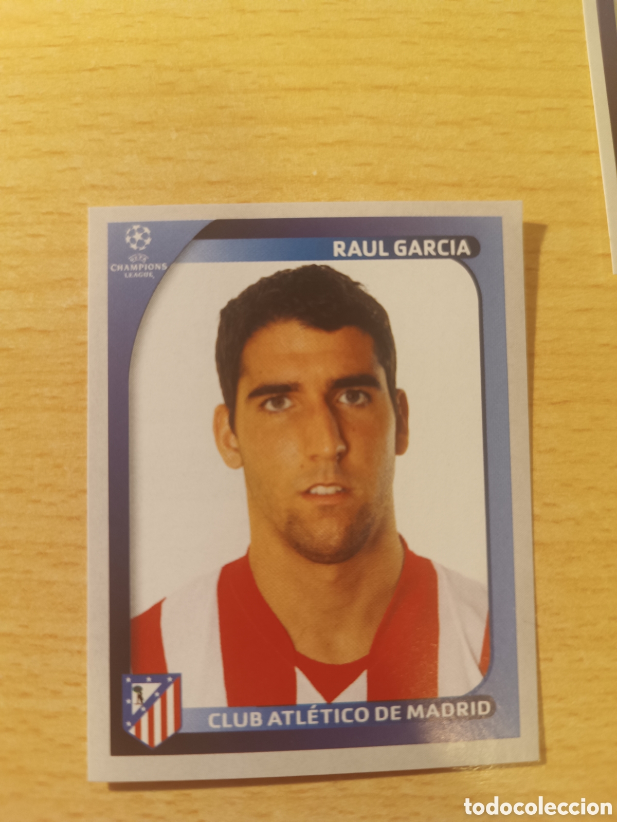 Cromos de F&uacute;tbol: RAUL GARC&Iacute;A UCL CHAMPIONS LEAGUE STICKERS 2008 2009 PANINI 08 09