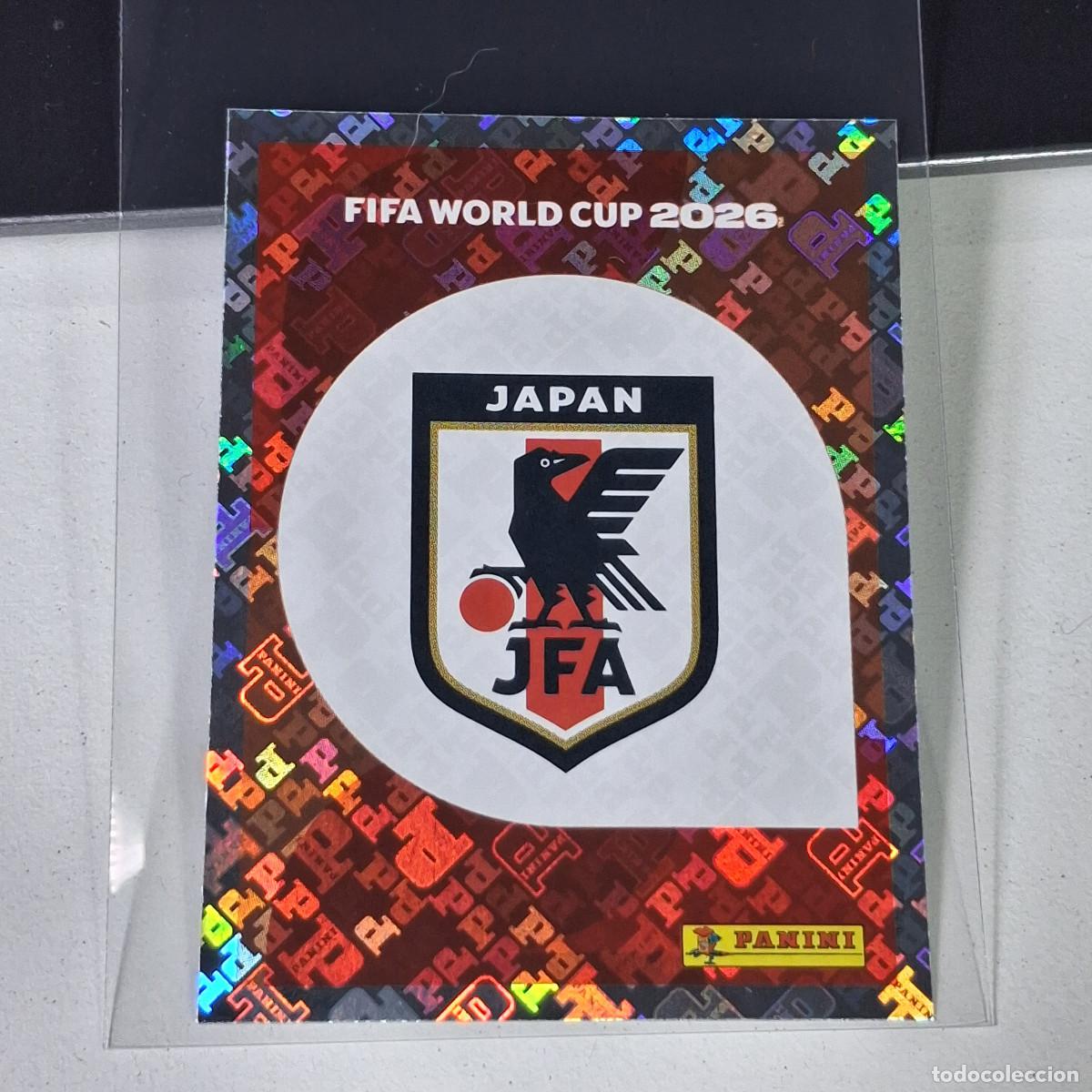 Cromos de F&uacute;tbol: A35 JPN1 EMBLEM ESCUDO 1 JAP&Oacute;N JPN JAPAN MUNDIAL FIFA WORLD CUP 2026 STICKER PANINI