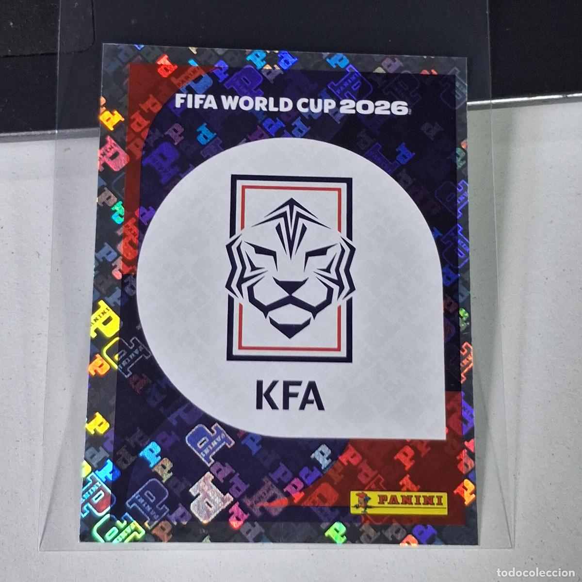 Cromos de F&uacute;tbol: A35 KOR 1 KOR1 ESCUDO LOGO BADGE COREA DEL SUR KOREA MUNDIAL FIFA WORLD CUP 2026 STICKER PANINI