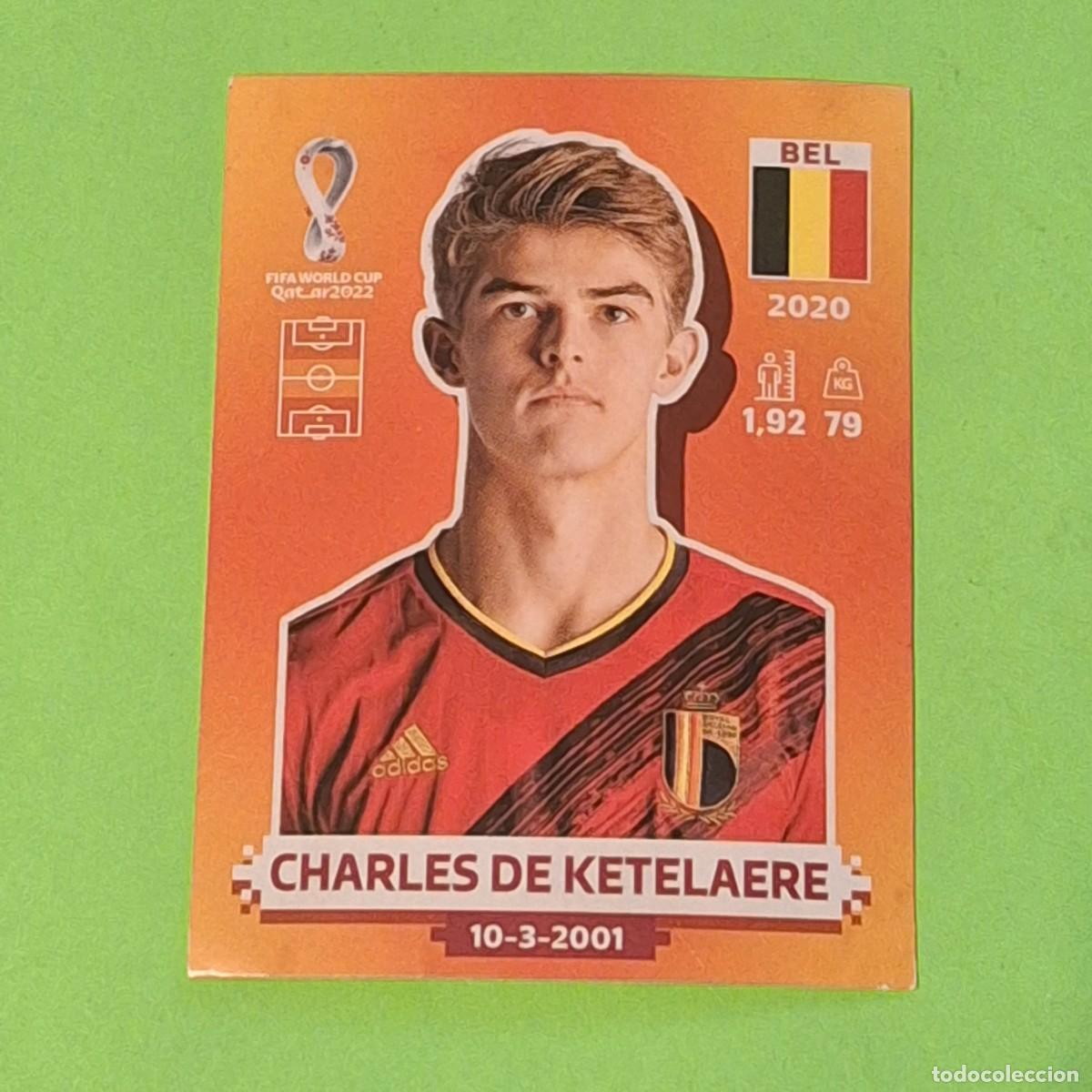 Cromos de F&uacute;tbol: WORLD CUP MUNDIAL QATAR 2022 - VERSION NARANJA SUDAMERICA - BEL 11 BELGICA - CHARLES DE KETELAERE