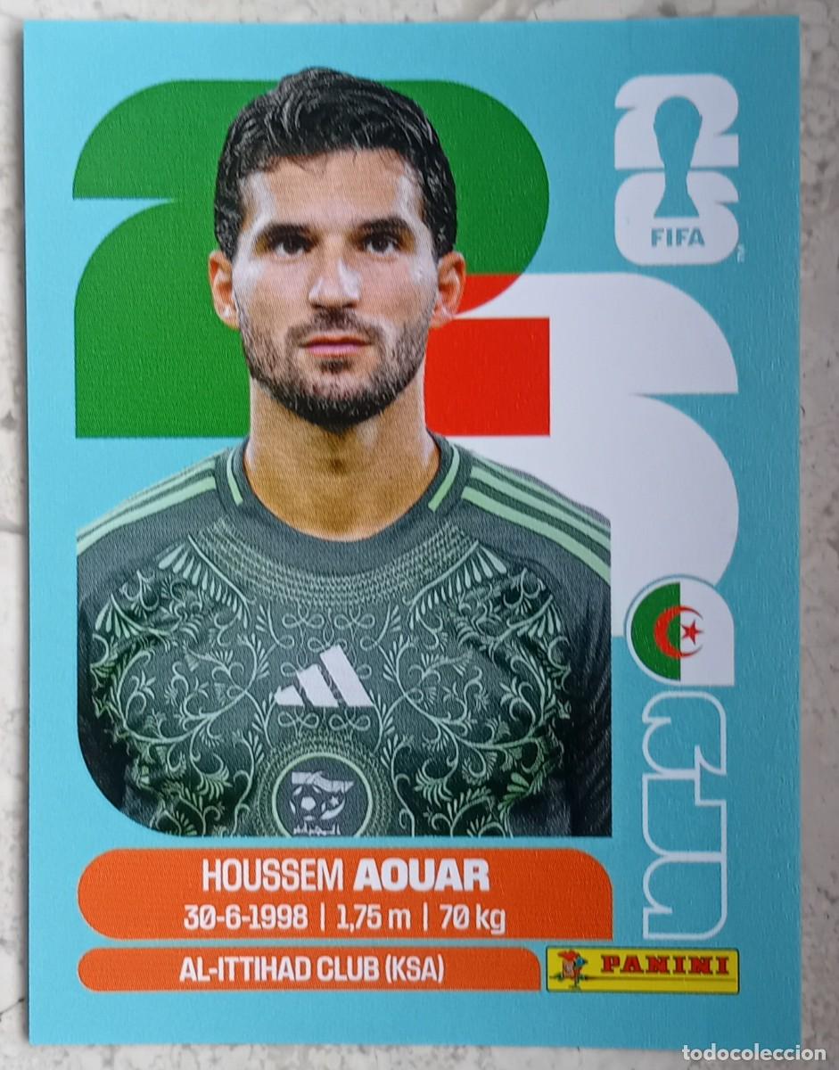 Cromos de F&uacute;tbol: Figurina Panini 2026 Cromo World Cup Usa Mundial 2026 Houssem Aouar Algeria n ALG 8