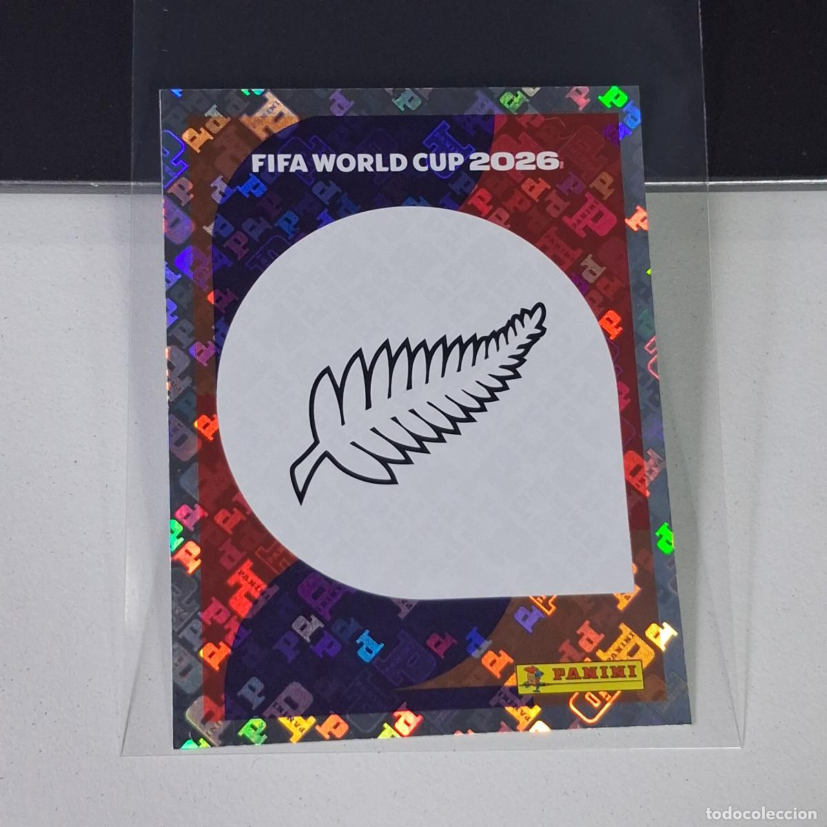 Cromos de F&uacute;tbol: A35 NZL1 EMBLEM ESCUDO 1 NUEVA ZELANDA NZL NEW ZEALAND MUNDIAL FIFA WORLD CUP 2026 STICKER PANINI