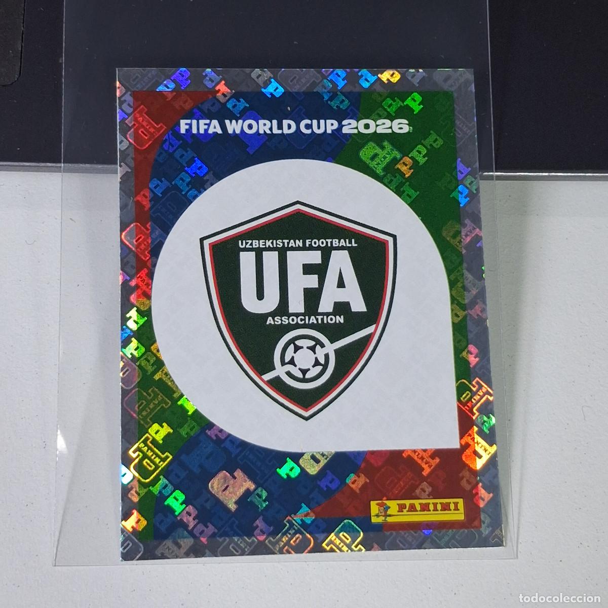 Cromos de F&uacute;tbol: A35 UZB1 EMBLEM ESCUDO 1 UZBEKIST&Aacute;N UZB MUNDIAL FIFA WORLD CUP 2026 STICKER PANINI