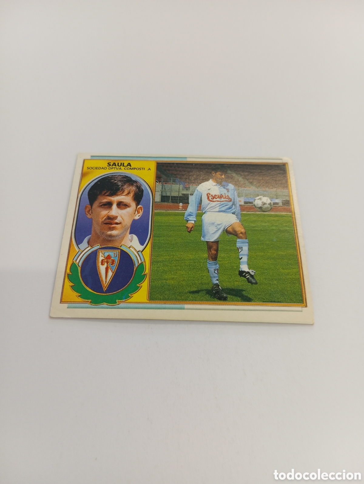 Cromos de F&uacute;tbol: SAULA Compostela Liga Este 1996 1997 PANINI 96 97