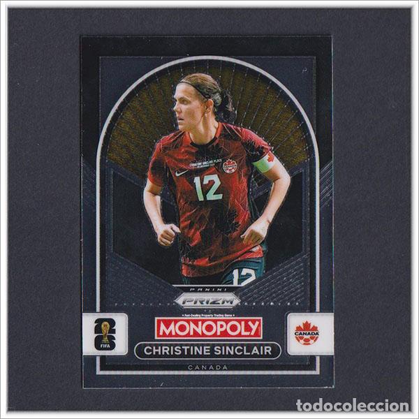 Cromos de F&uacute;tbol: FIFA WORLD CUP 2026 PANINI PRIZM MONOPOLY CHRISTINE SINCLAIR 100 CANAD&Aacute; COLECCI&Oacute;N ALBUM MUNDIAL